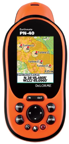 DeLorme Earthmate PN-40 for XMap GIS - A serious tool for your important field jobs.