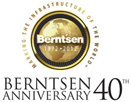 Berntsen 40th Anniversary Logo