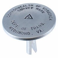 Concrete Survey Markers in Aluminum