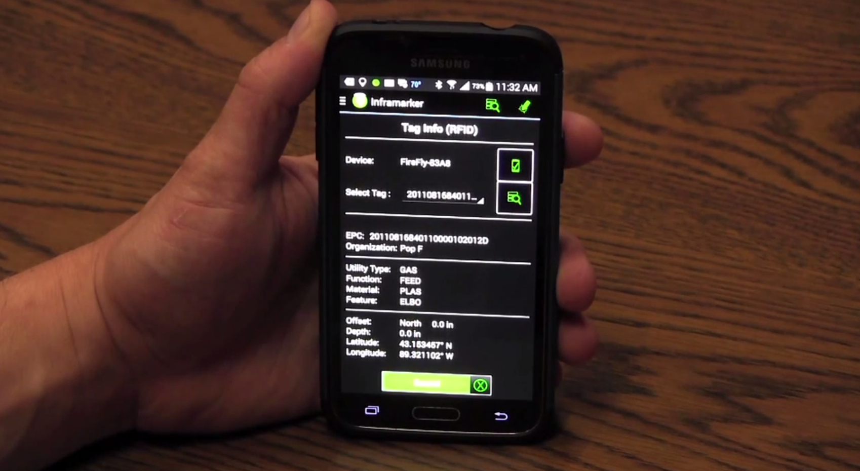 Using the InfraMarker App