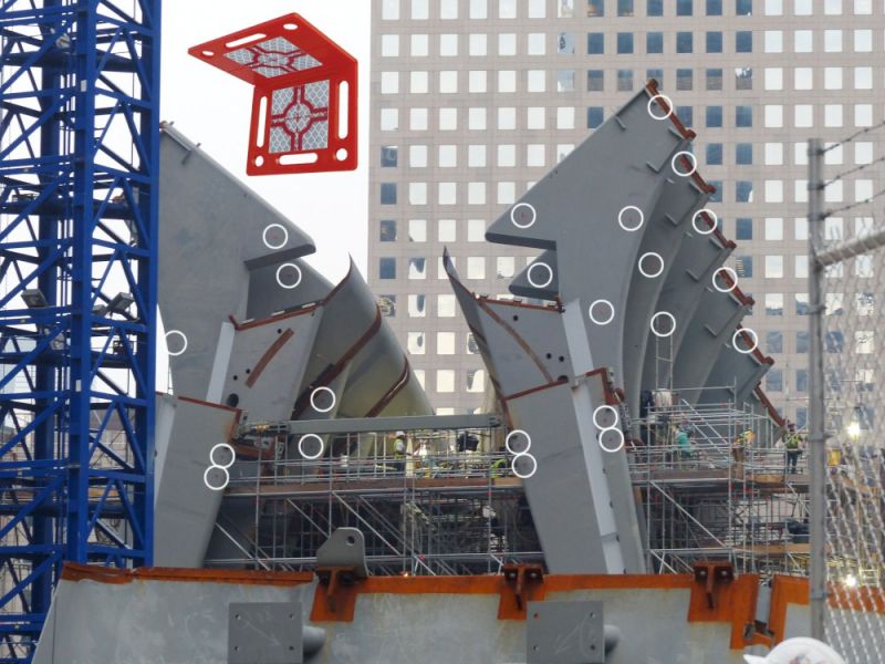world trade center reflective targets