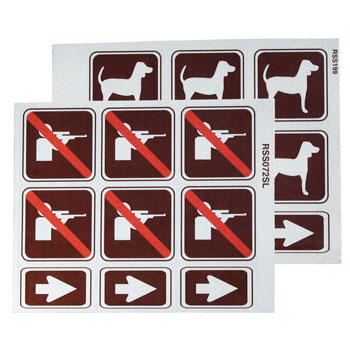 Parks & Trail Recreation Decals for Posts