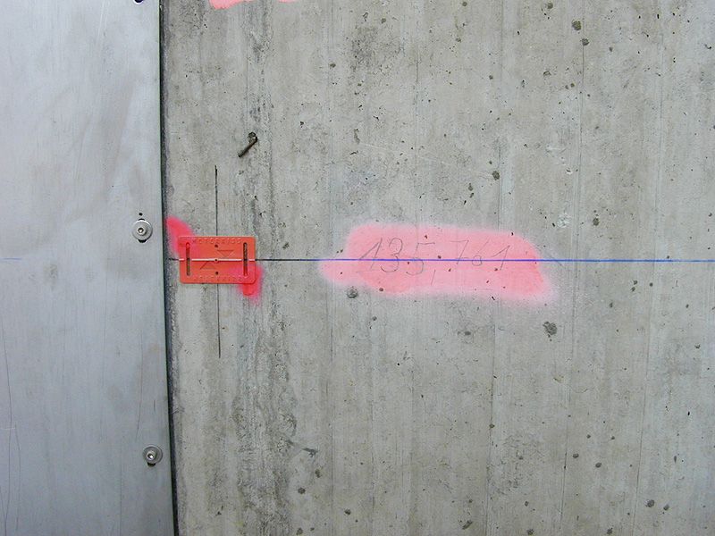Finish Floor Marker Datum Marker Benchmark Target