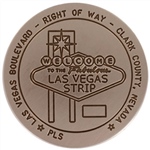 Las Vegas Strip - Clark County ROW Monument