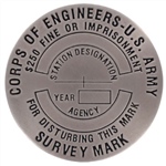 USCOE Survey Marker