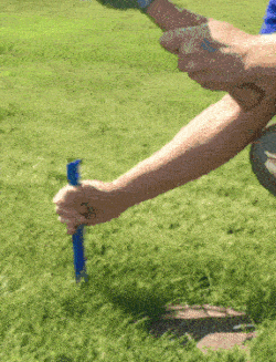 Berntsen plastic survey stakes are durable