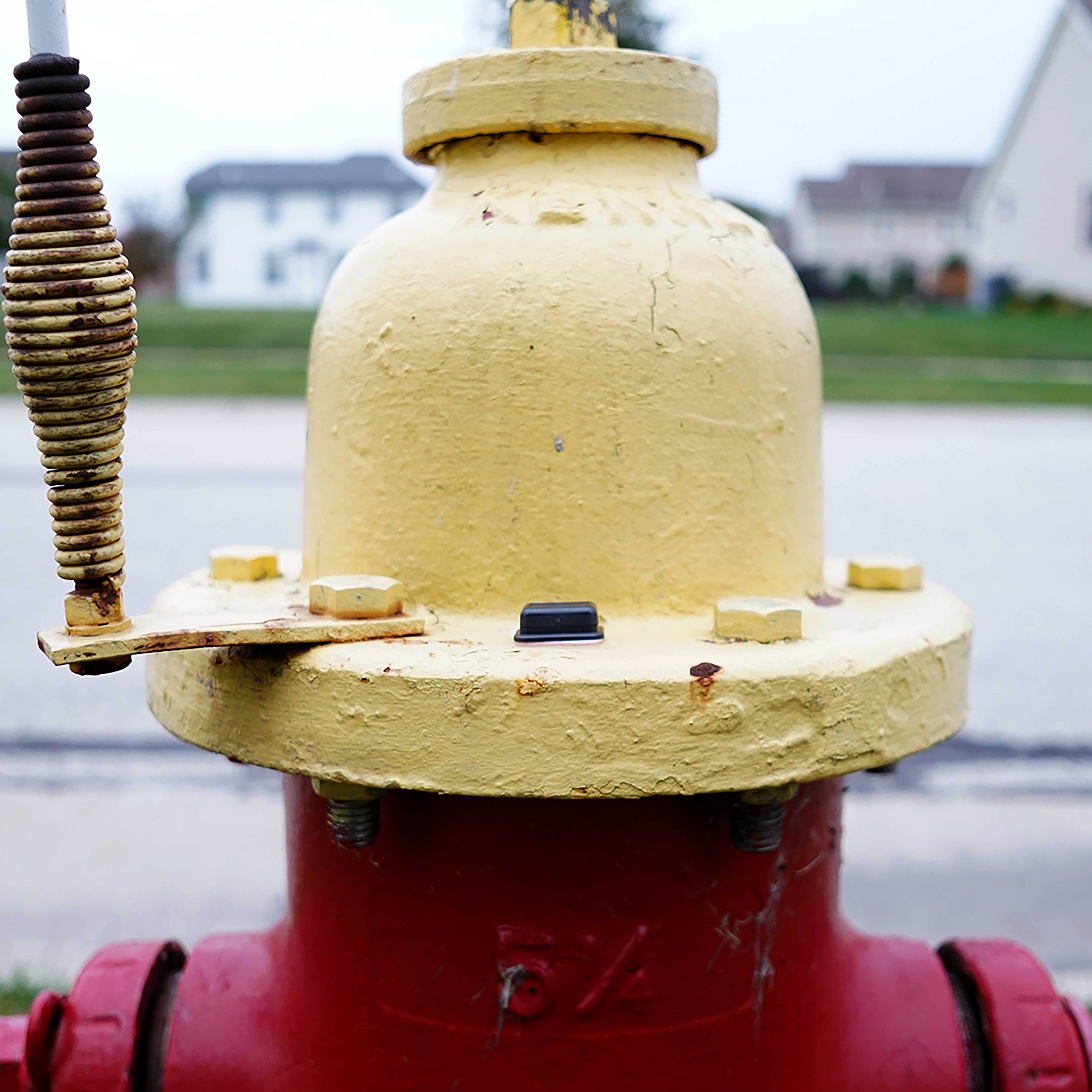 InfraMarker MicroBox on fire hydrant
