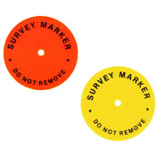 WASHERS YELLOW PLASTIC MARKER DISC 