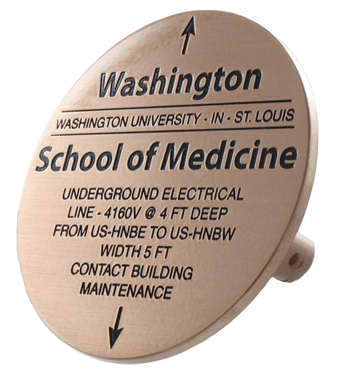 Bronze Utility Marker