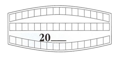Concrete Name Stamps - CF400