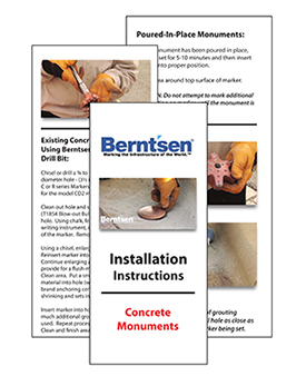 Berntsen concrete installation instructions