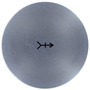 Center Mark with Horizontal Arrow and Slash Center Mark with Horizontal Arrow and Slash