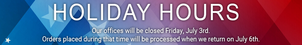 Closed July 3rd