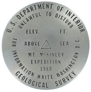 Mount McKinley Survey Marker